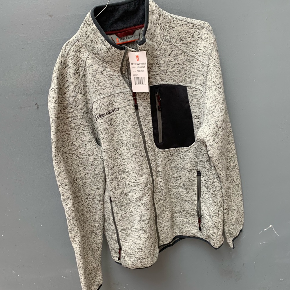FREE COUNTRY MENS ZIP JACKET